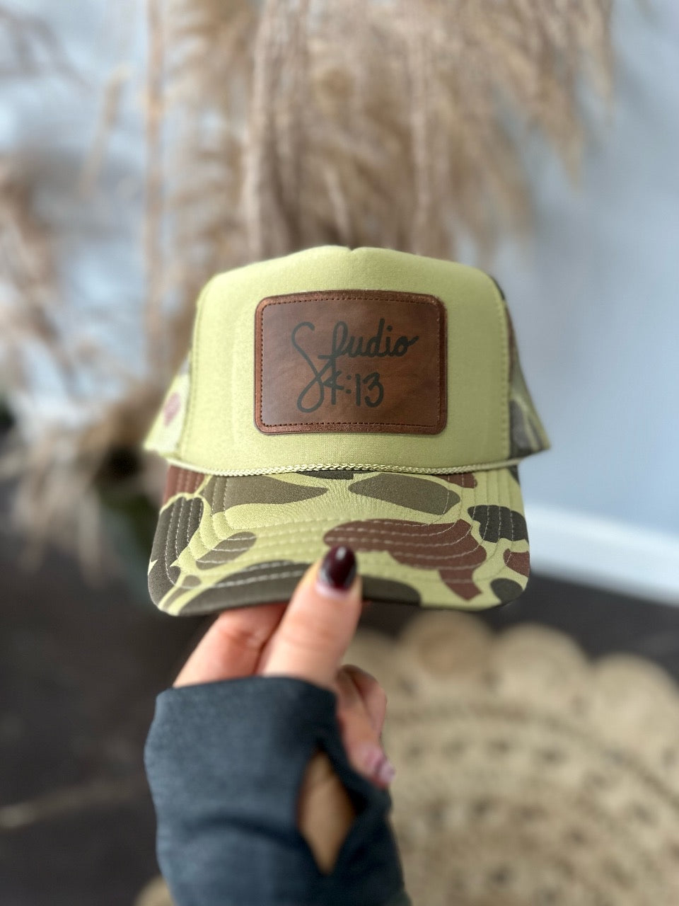 STUDIO 4:13 ORIGINAL LOGO CAMO HAT