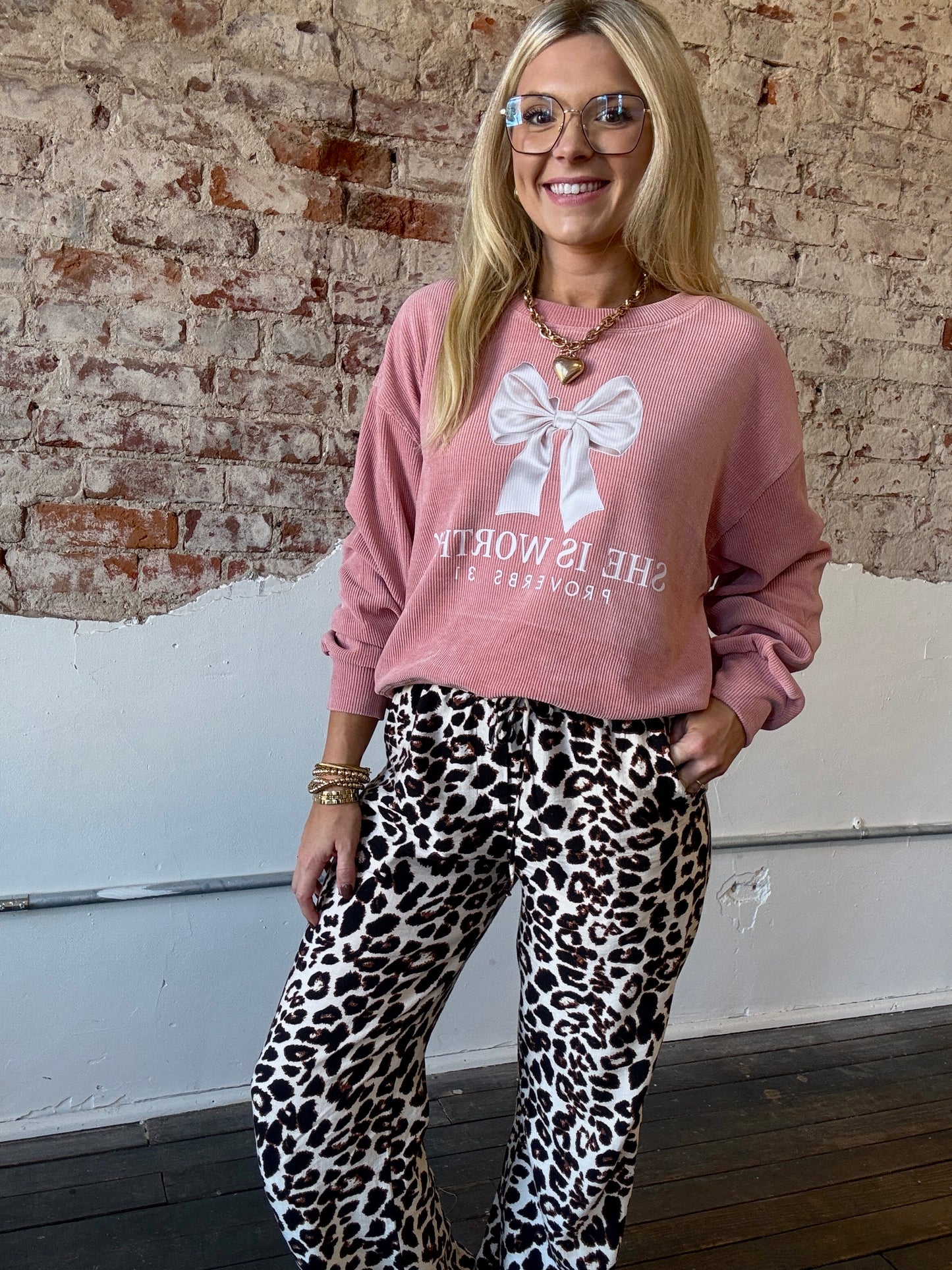 SHE IS WORTHY SWEATSHIRT