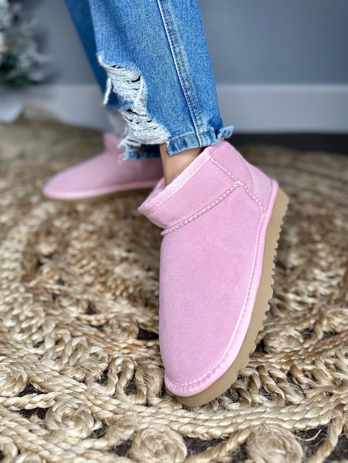 LIGHT PINK ULTRA MINI BOOTS