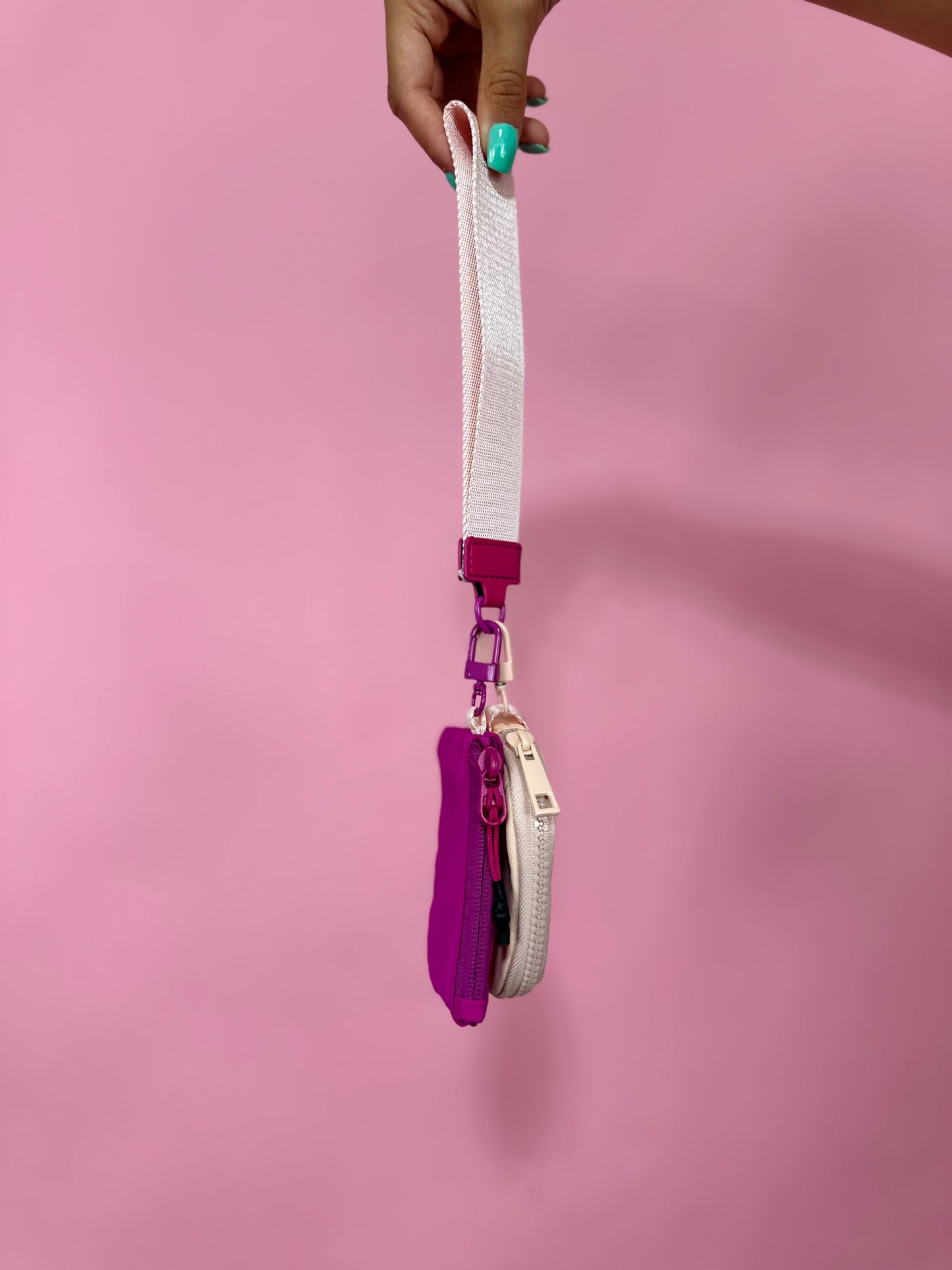 PINK ON PINK DUAL WRISTLET
