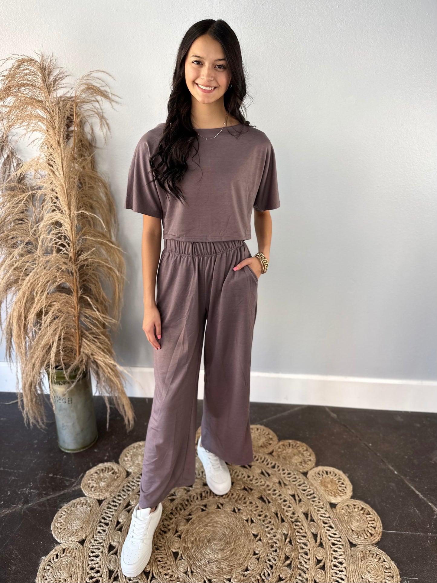 MOCHA TOP & PANT SET
