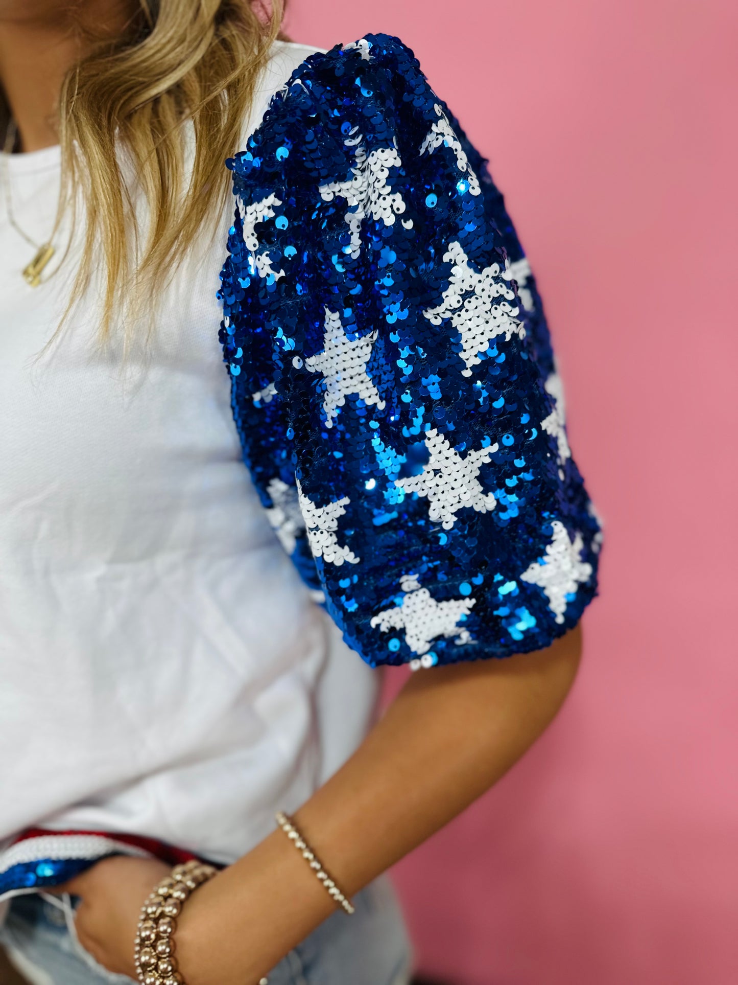 PATRIOTIC SPARKLE TOP