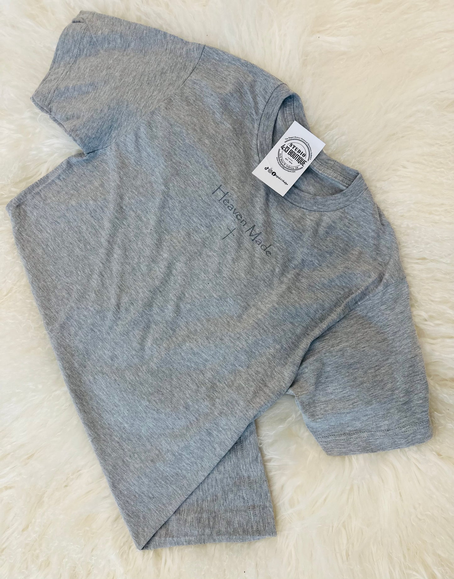 GREY HEAVEN MADE MONOCHROME TEE