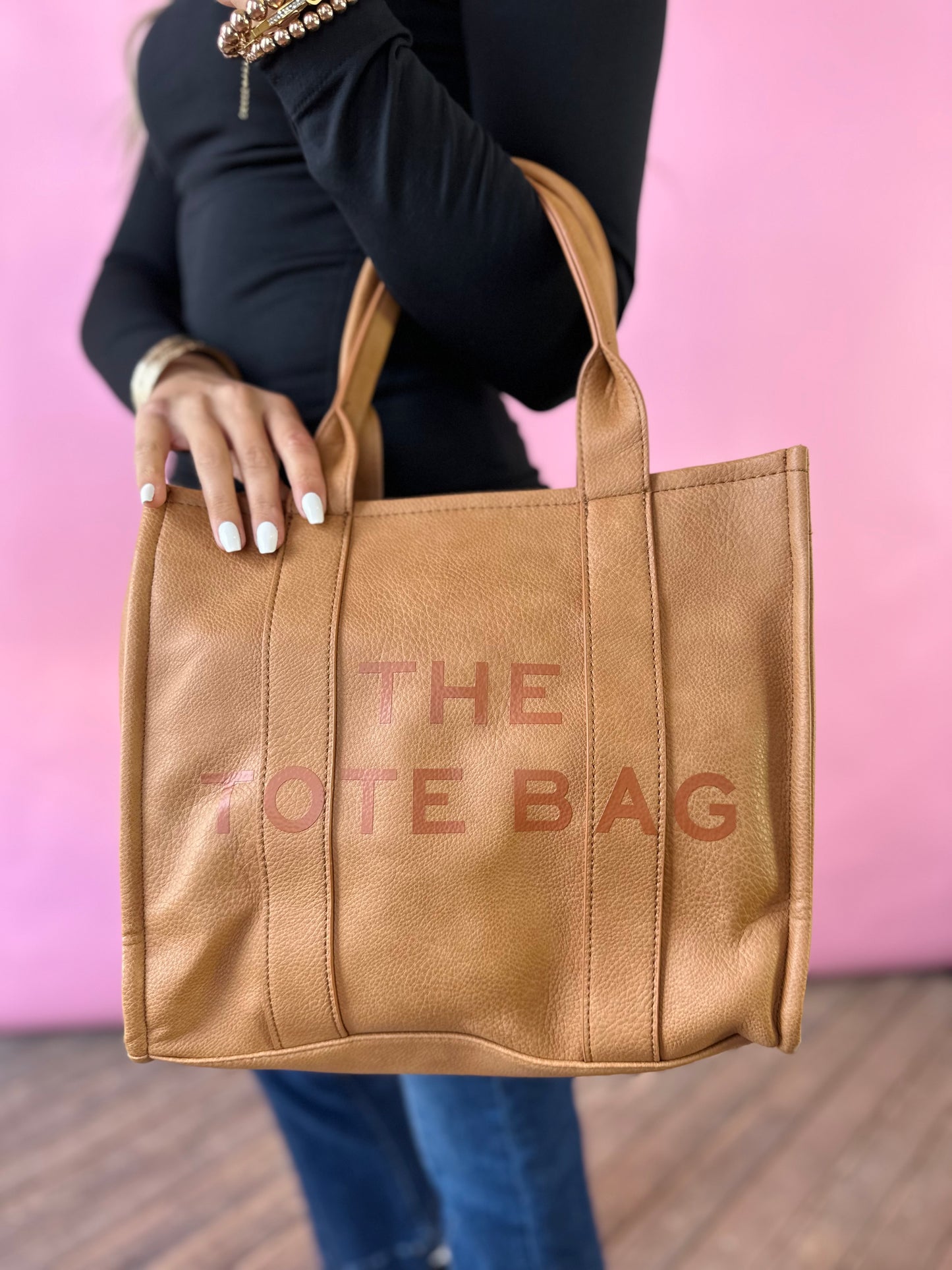TAN TOTE BAG