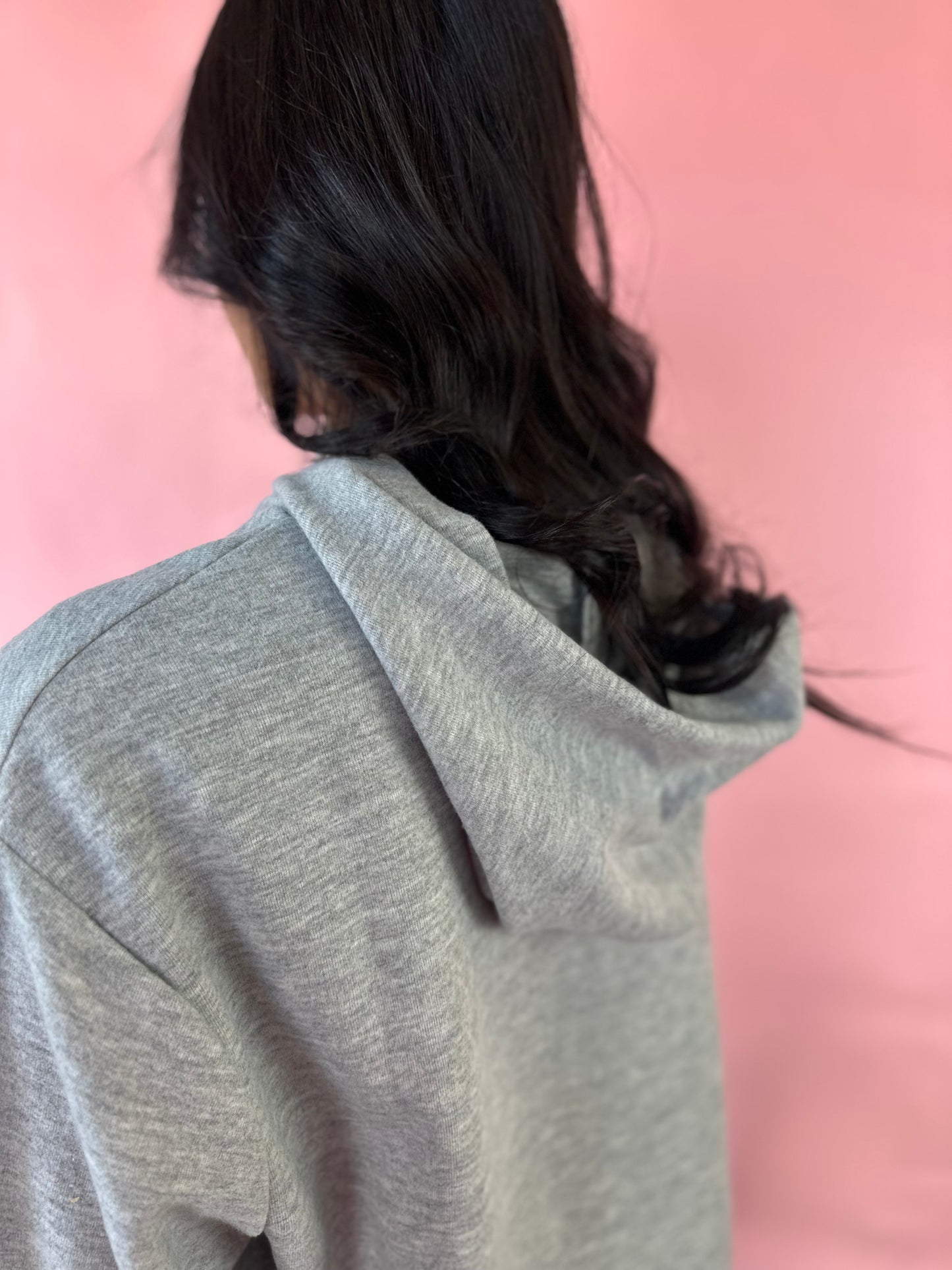 4:13 CHERRY GREY HOODIE