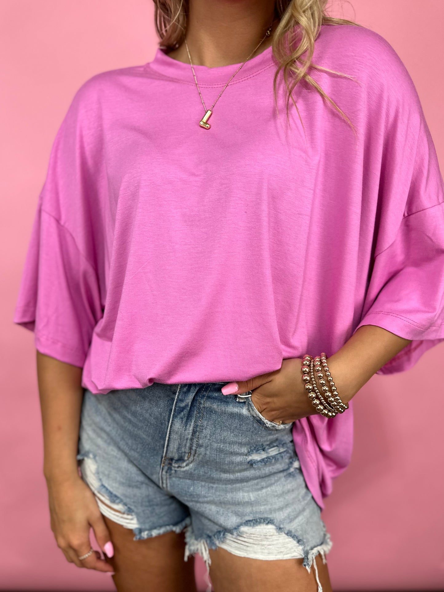 YOUR NEW FAV PINK TEE