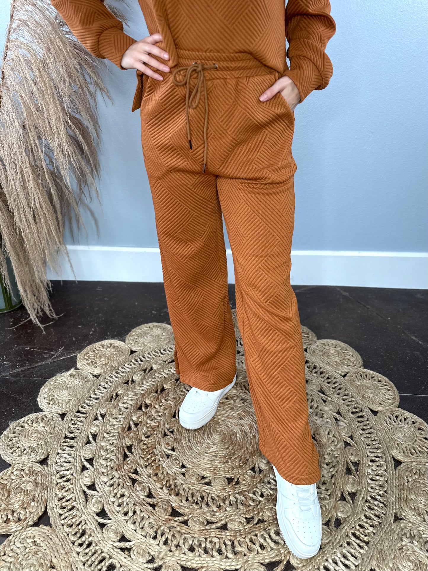 QUILTED CAMEL SET