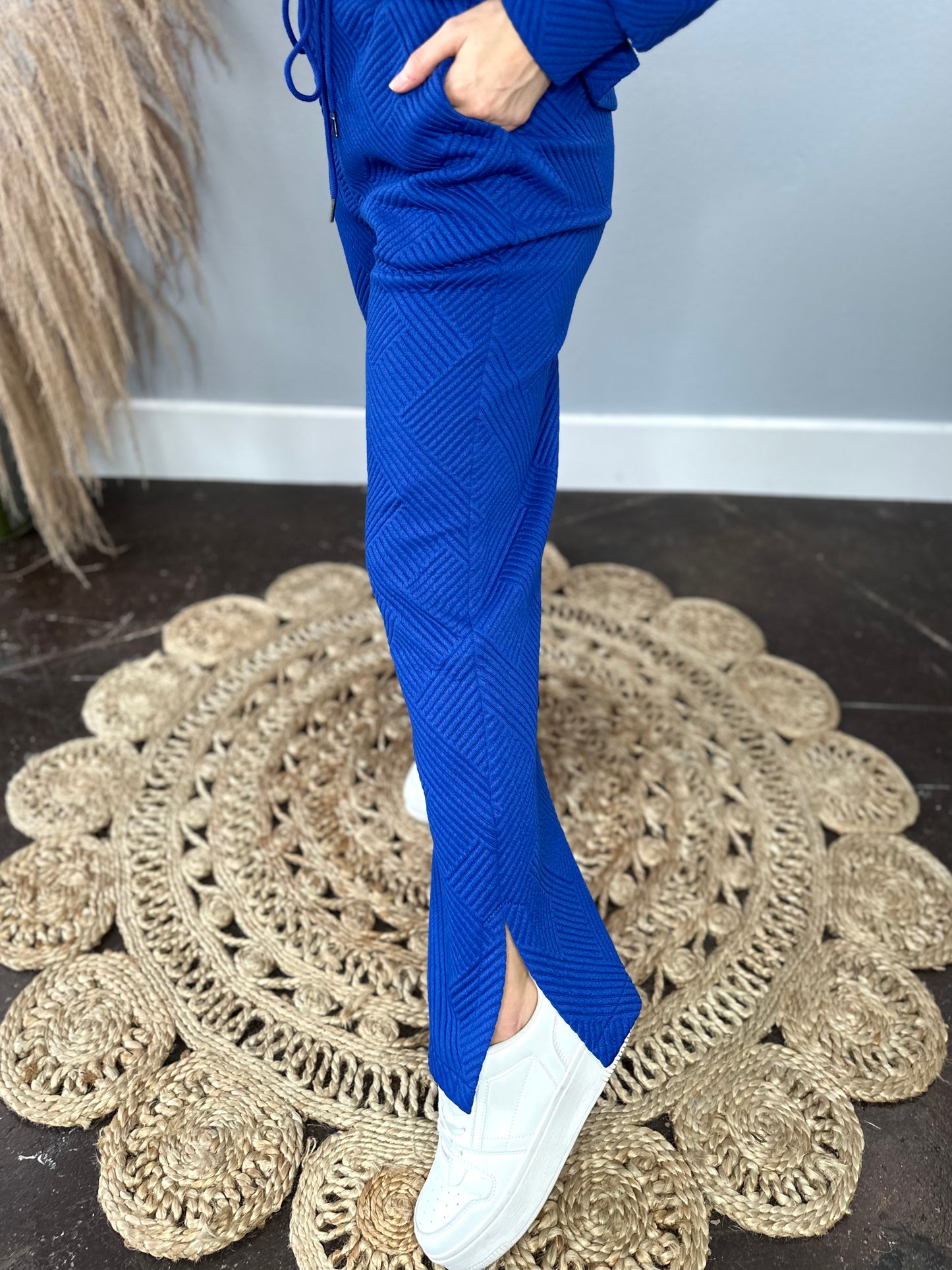 QUILTED ROYAL BLUE SET