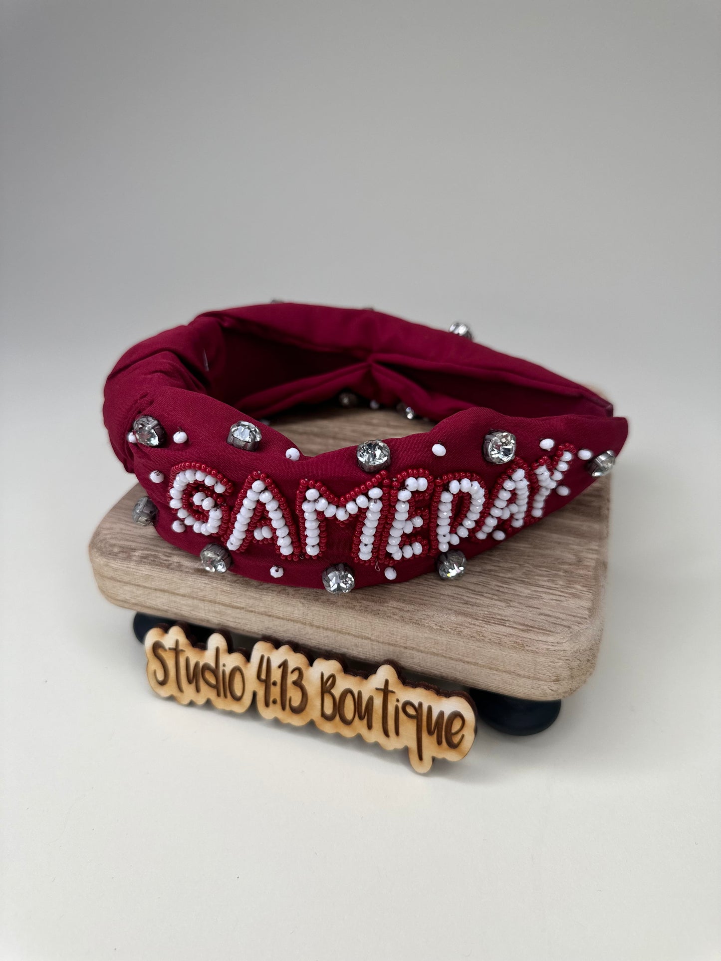 MAROON GAMEDAY HEADBAND