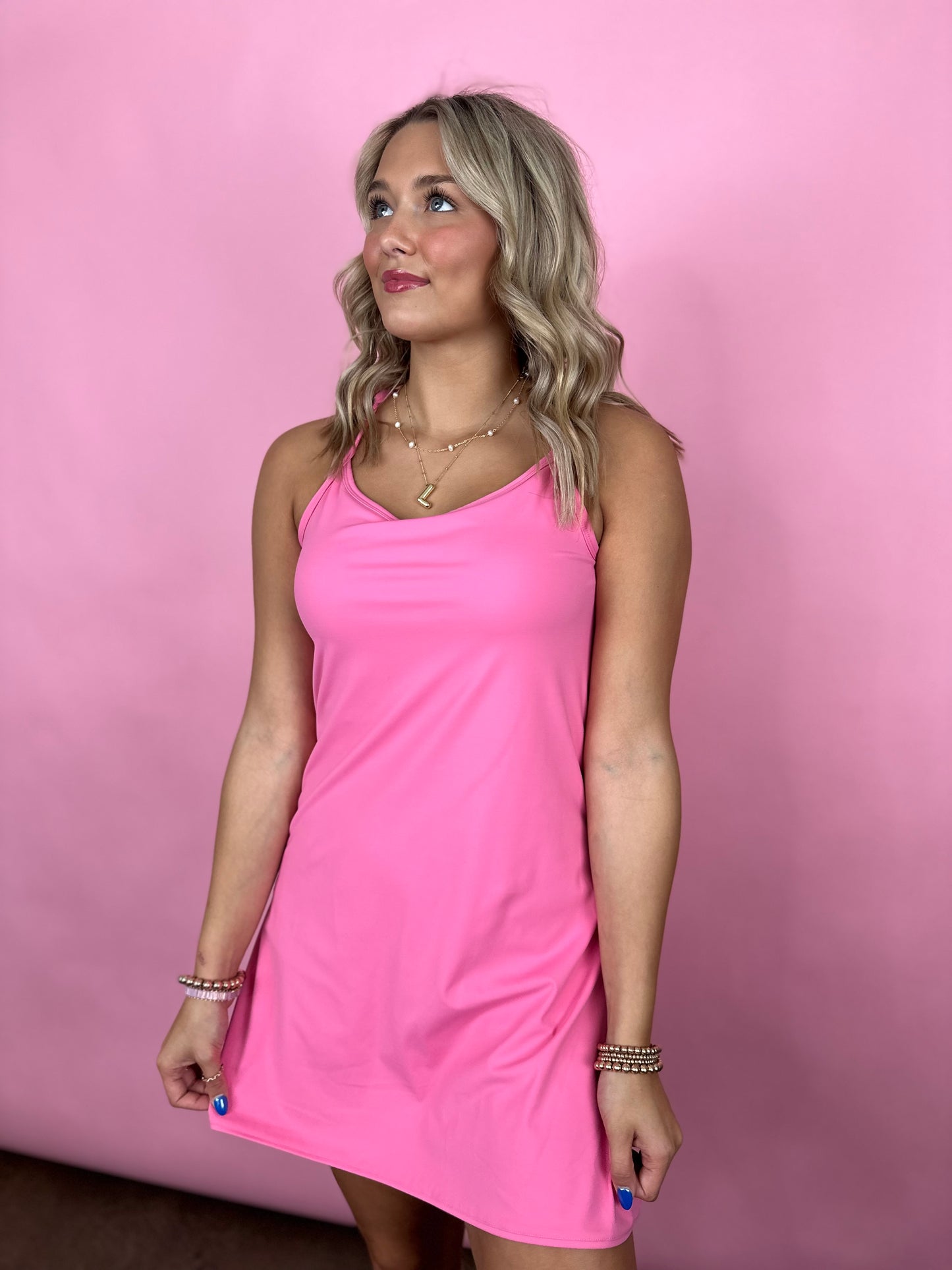 PINK EXERCISE DRESS