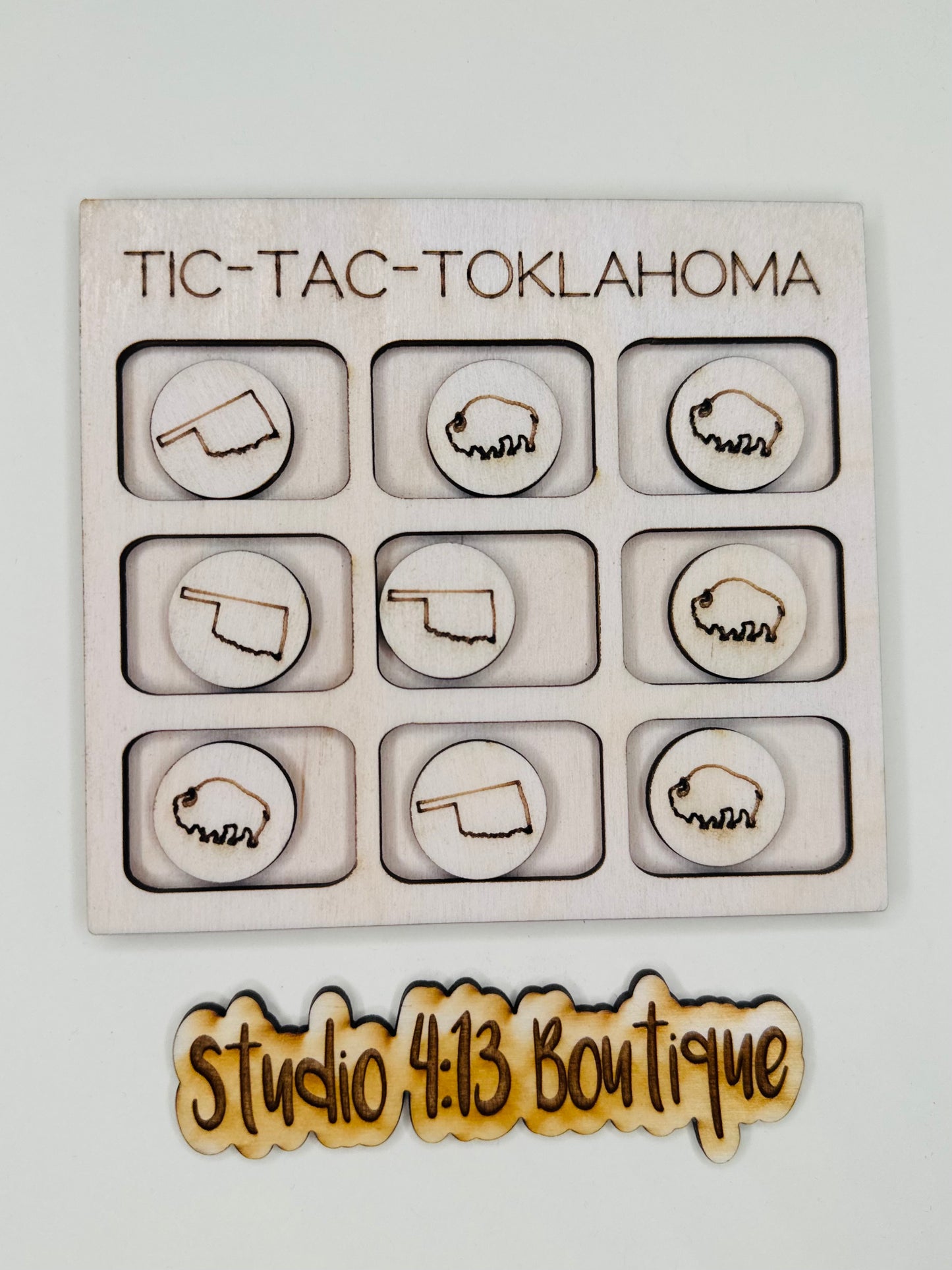 PRE-ORDER OKLAHOMA + BUFFALO TIC-TAC-TOKLAHOMA