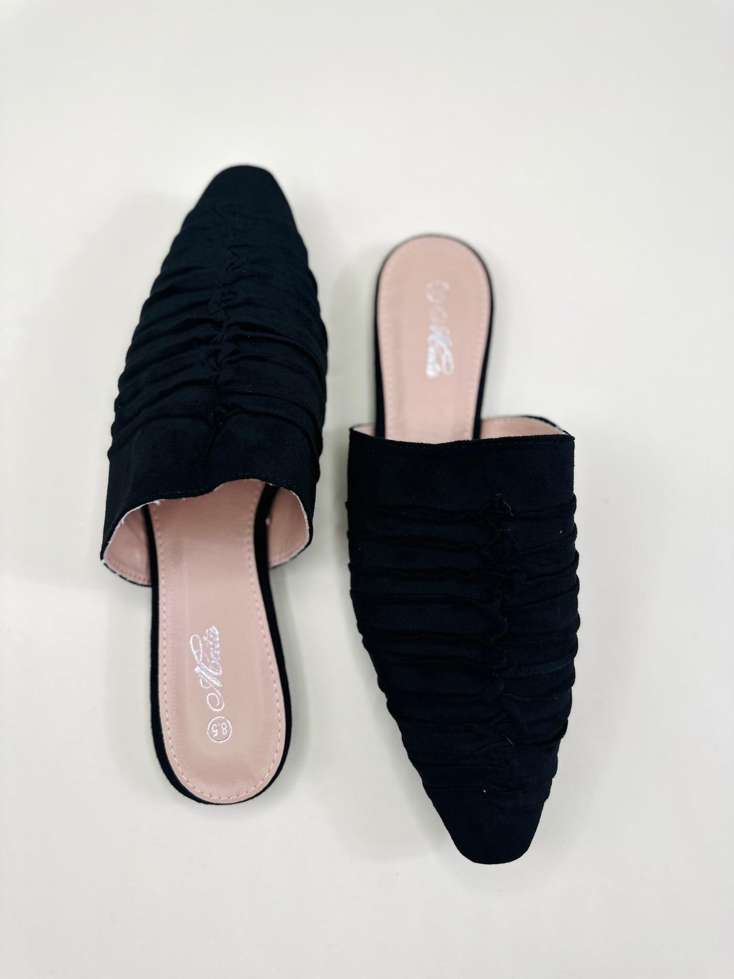 PRISSY BLACK MULE