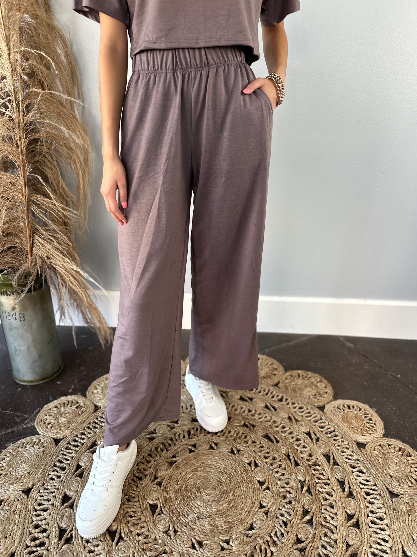 MOCHA TOP & PANT SET