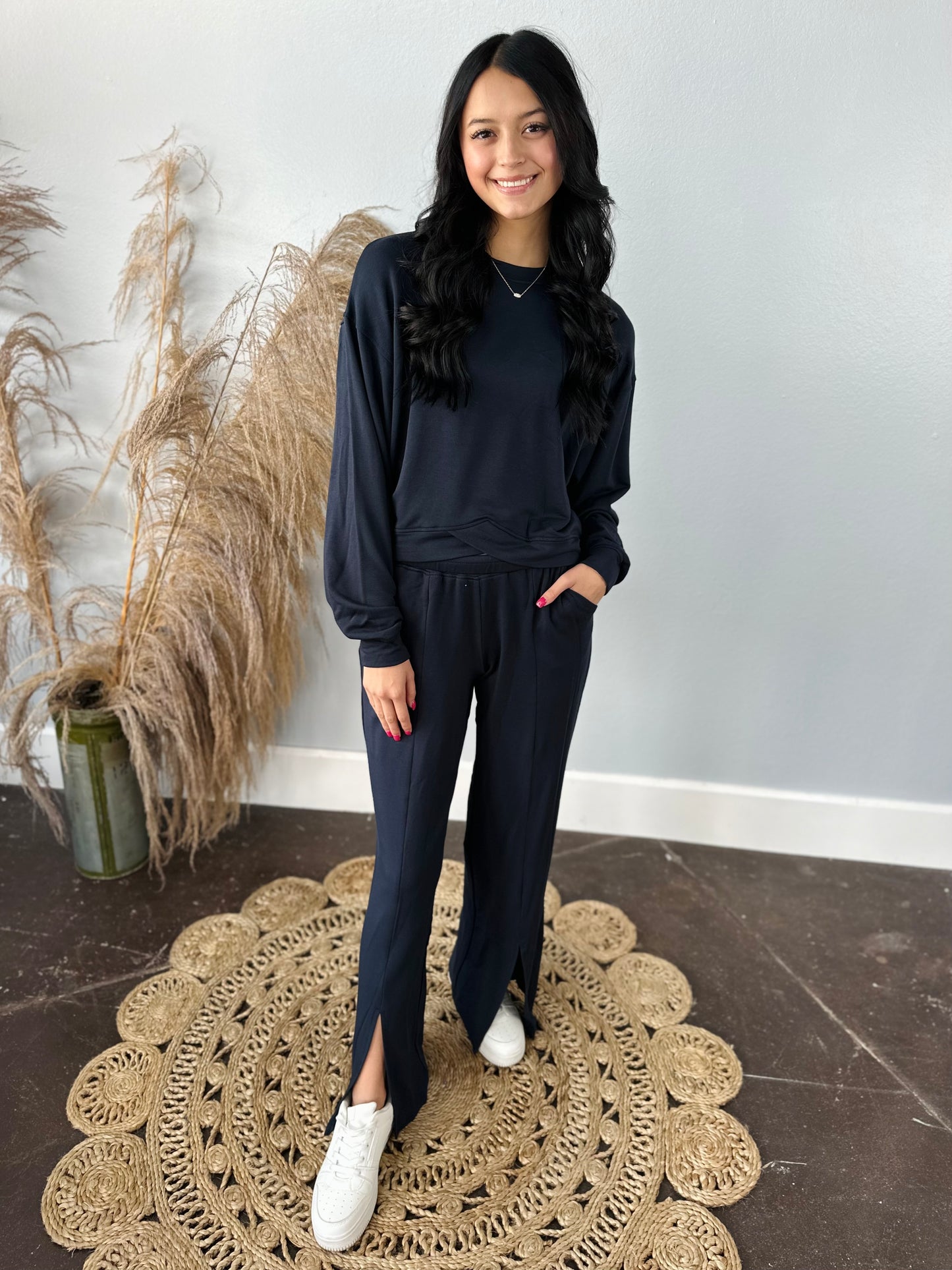 NAVY LOUNGE SET