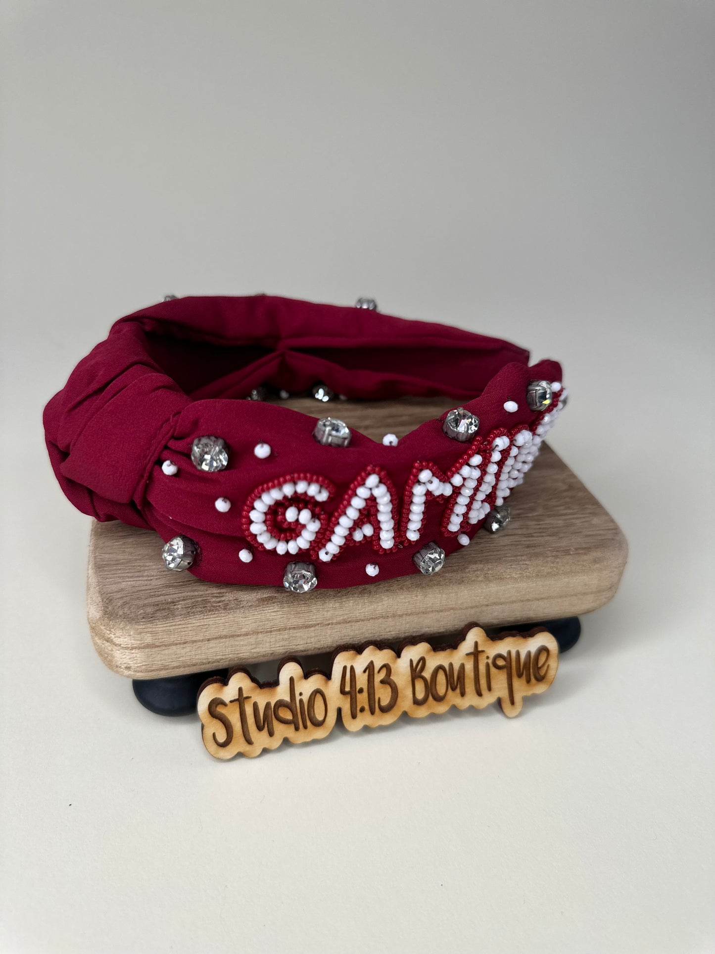 MAROON GAMEDAY HEADBAND
