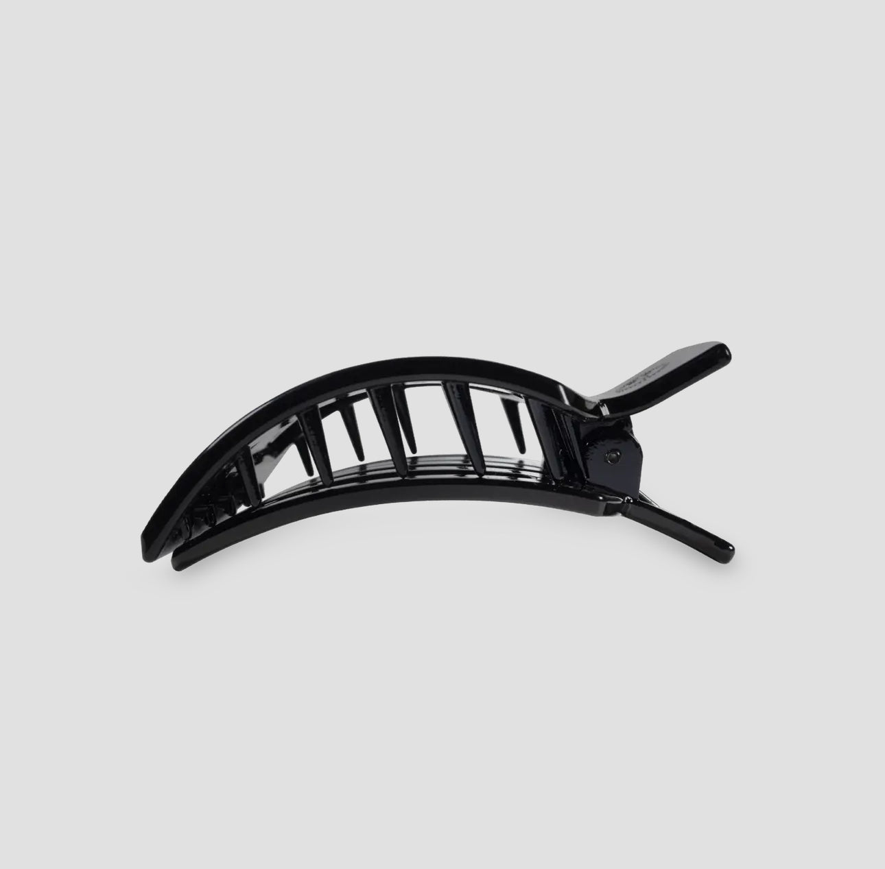 JET BLACK SMALL FLAT SQUARE CLIP