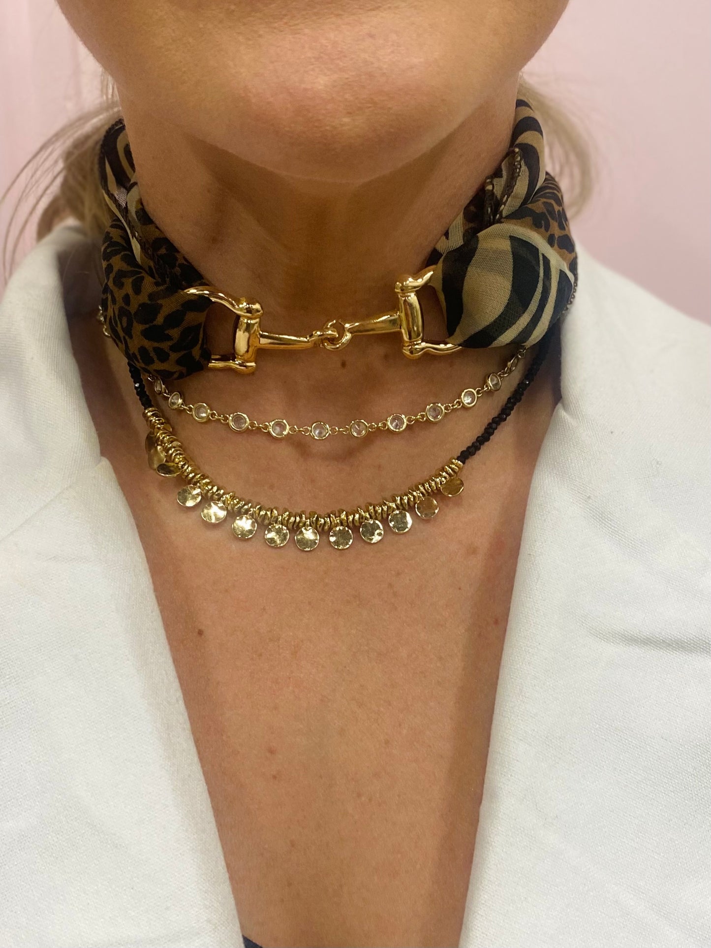 SNAFFLE BIT SCARF RING