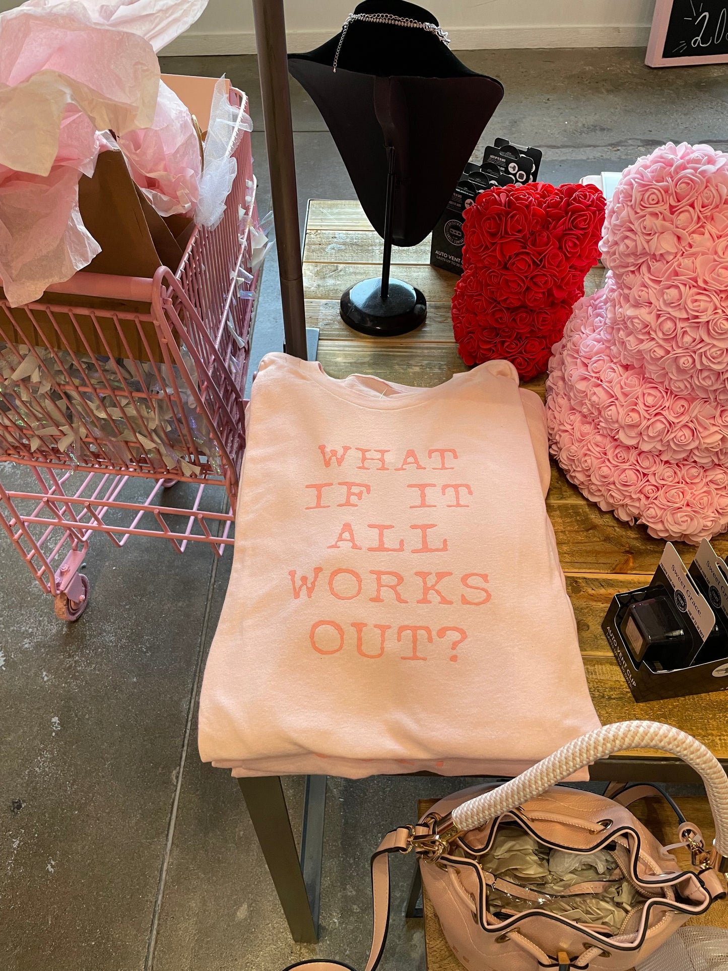 PEACH WHAT IF TEE