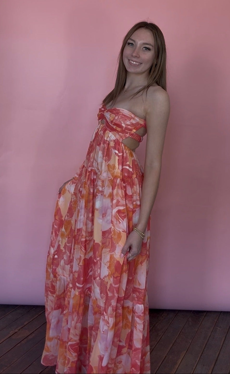 THE BEACH IS CALLING MAXI DRESS