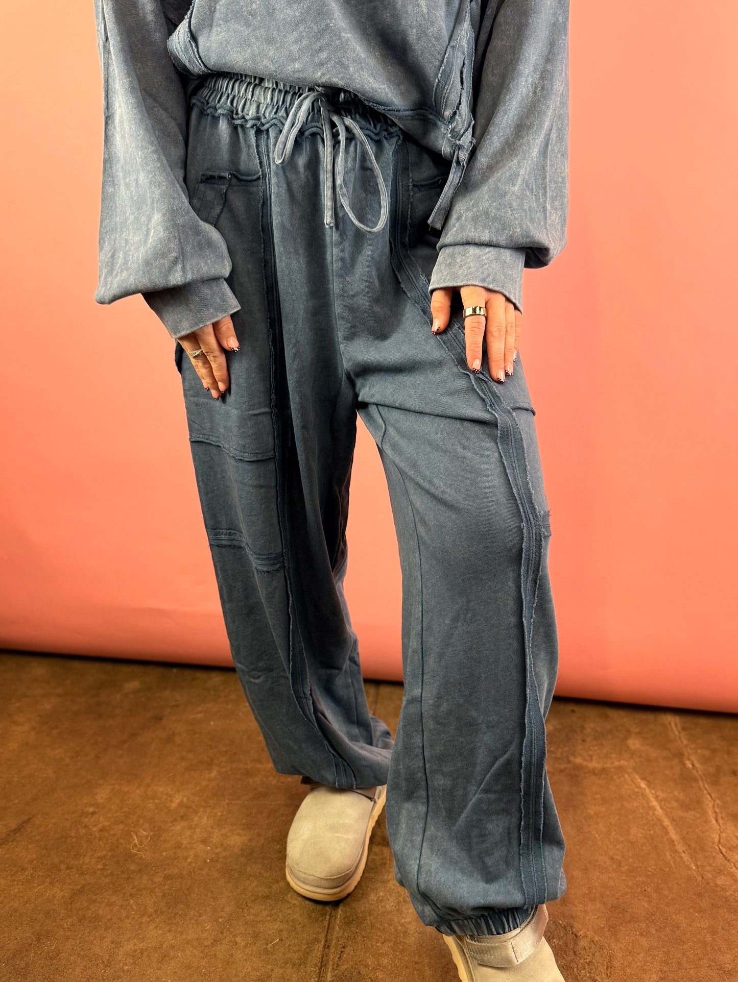 BLUE OVERSIZED SET