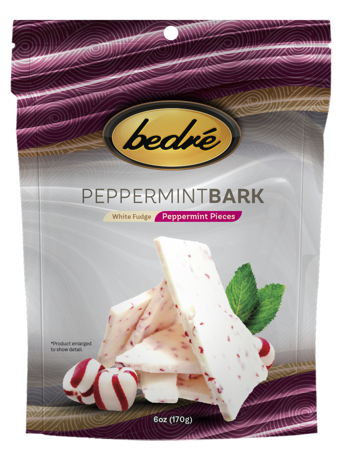 Bedre White Fudge Peppermint Bark