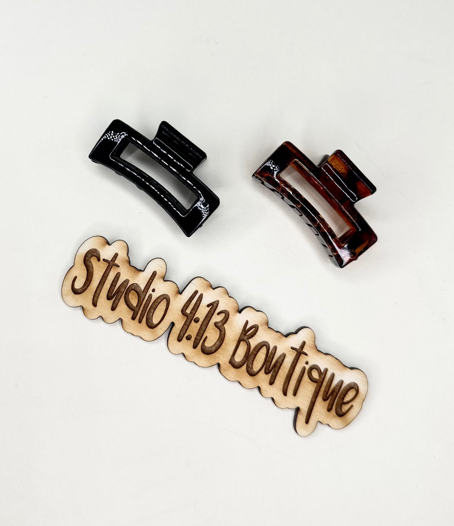 MINI CLIPS BROWN
