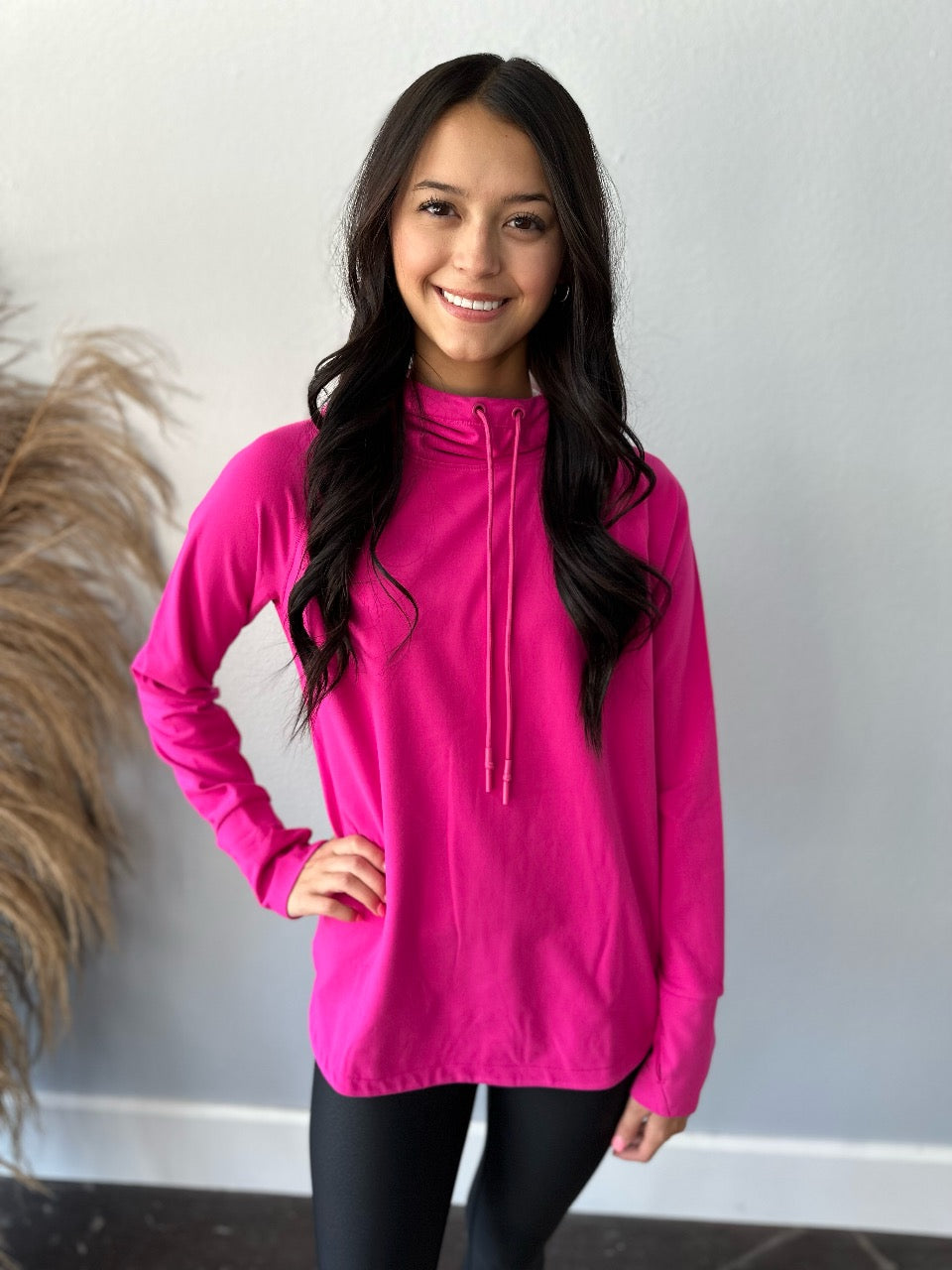 BARBIE PINK HOODIE TOP