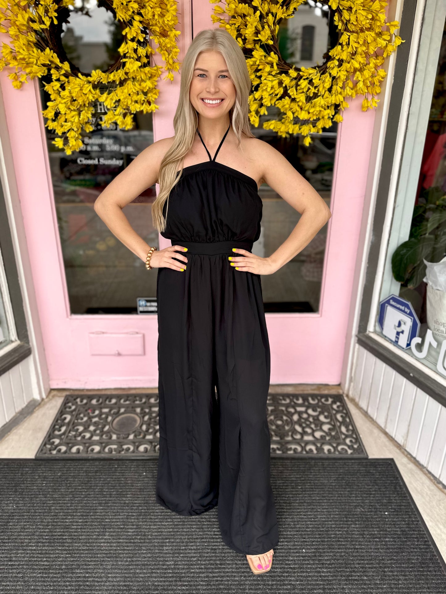 DRESSY BLACK JUMPSUIT