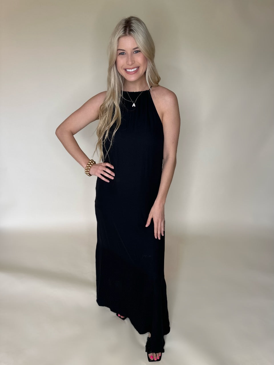 BLACK MAXI DRESS