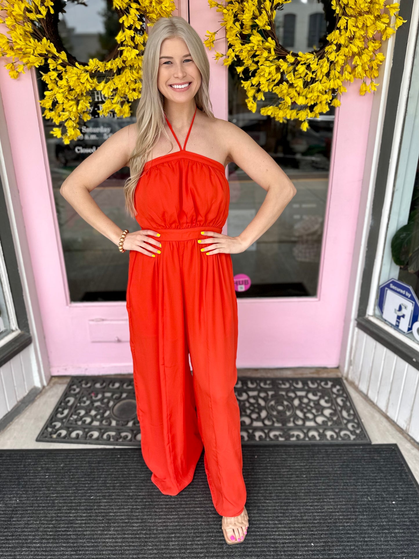 DRESSY MARIGOLD JUMPSUIT