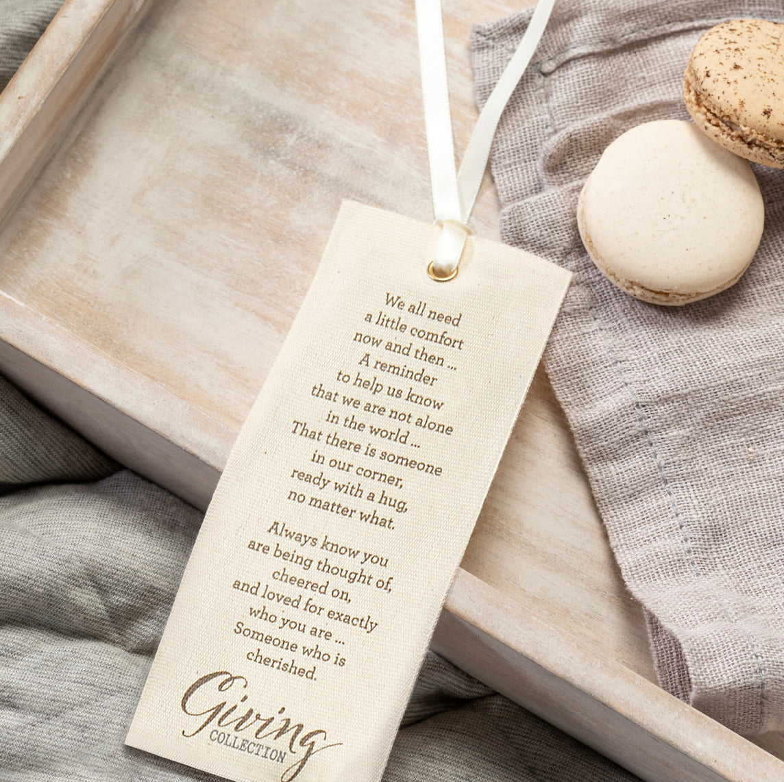 LAVENDER GIVING HEART PILLOW