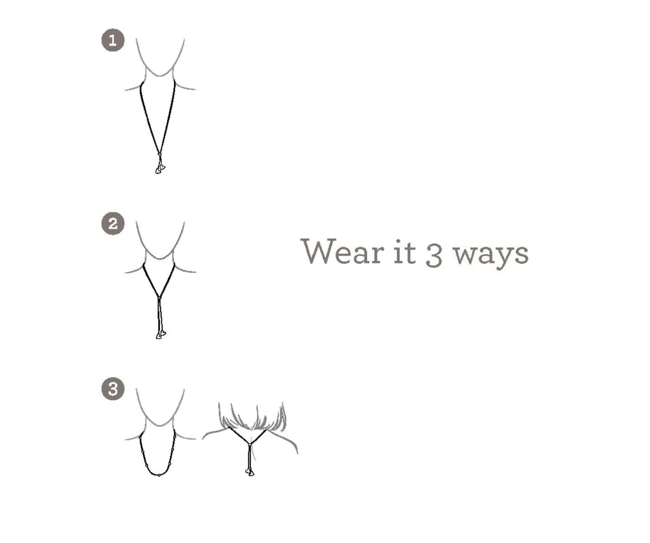 HEART AND RIBBON GIVING NECKLACE