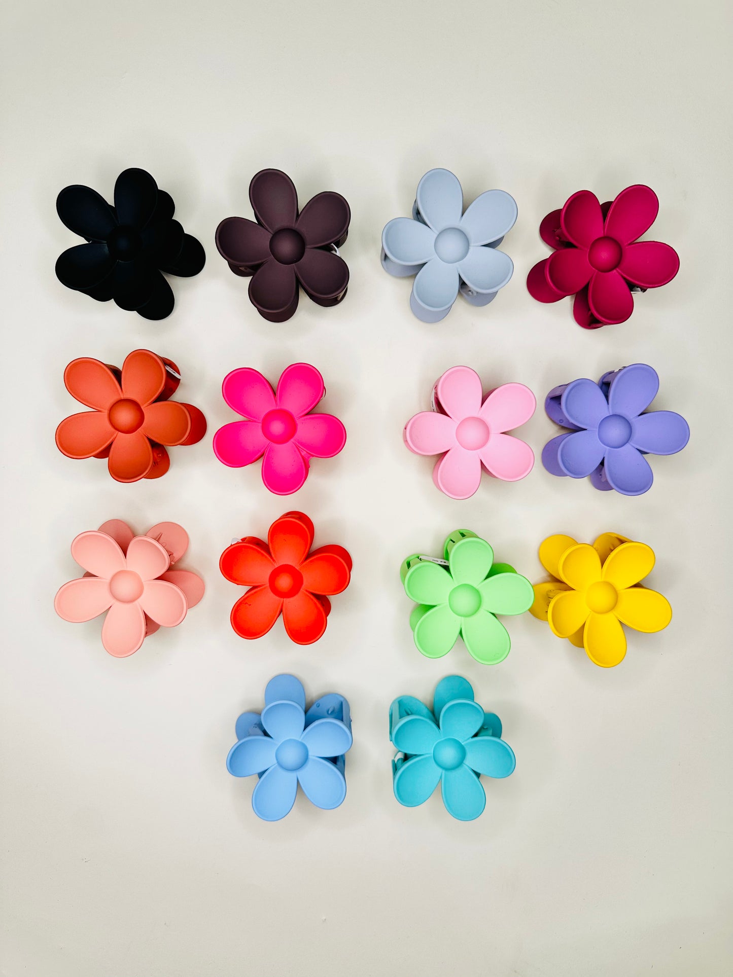 FLOWER HAIR CLIPS