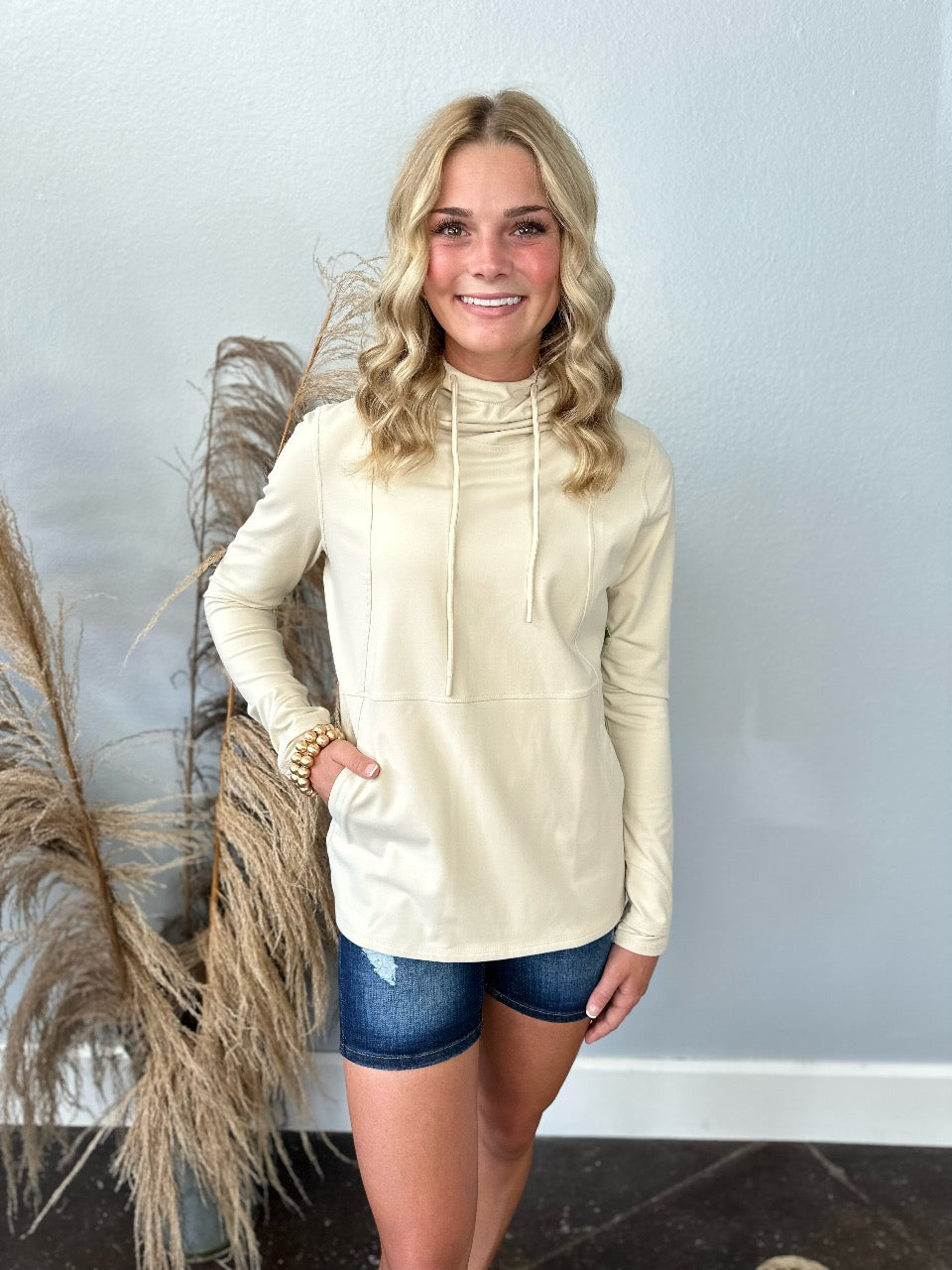 CREAM SO SOFT PULLOVER HOODIE