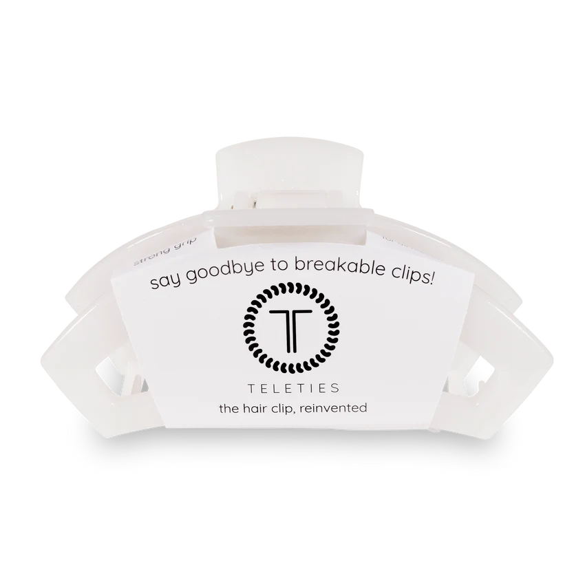 LARGE COCONUT MILK TELETIES OPEN HAIR CLIP
