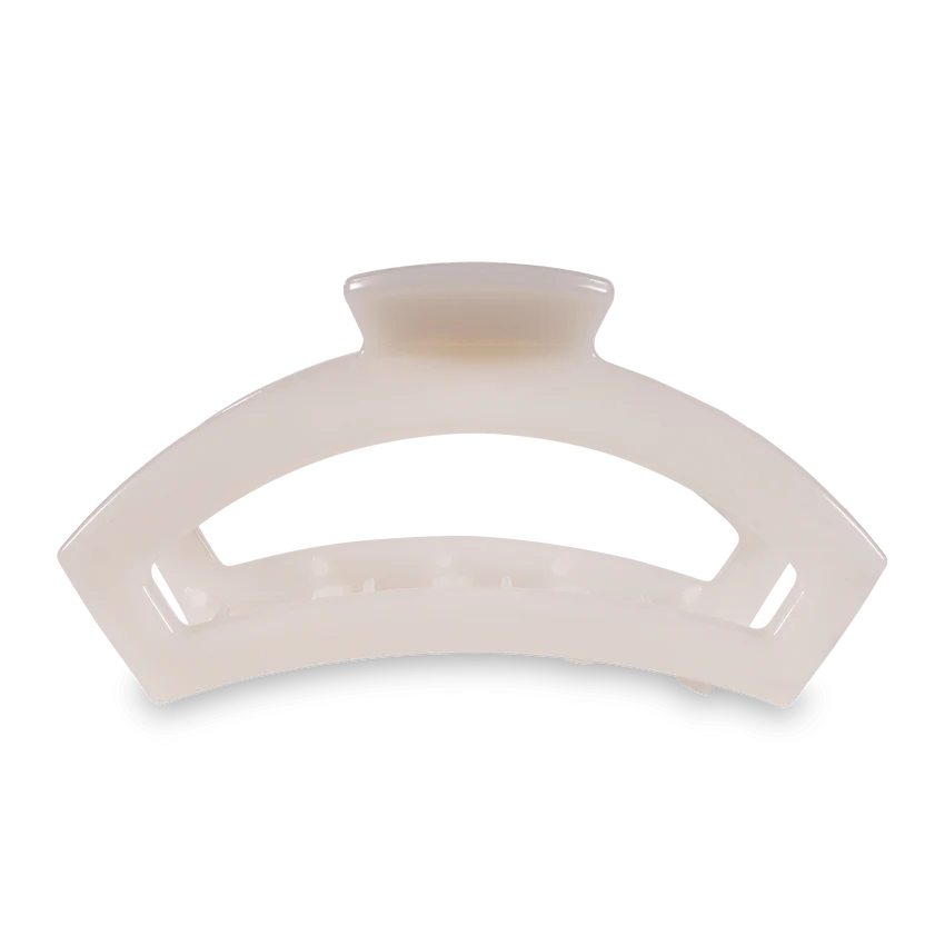 LARGE COCONUT MILK TELETIES OPEN HAIR CLIP