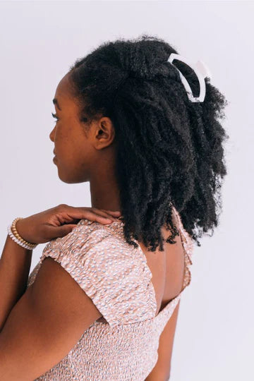 MEDIUM COCONUT MILK TELETIES OPEN HAIR CLIP