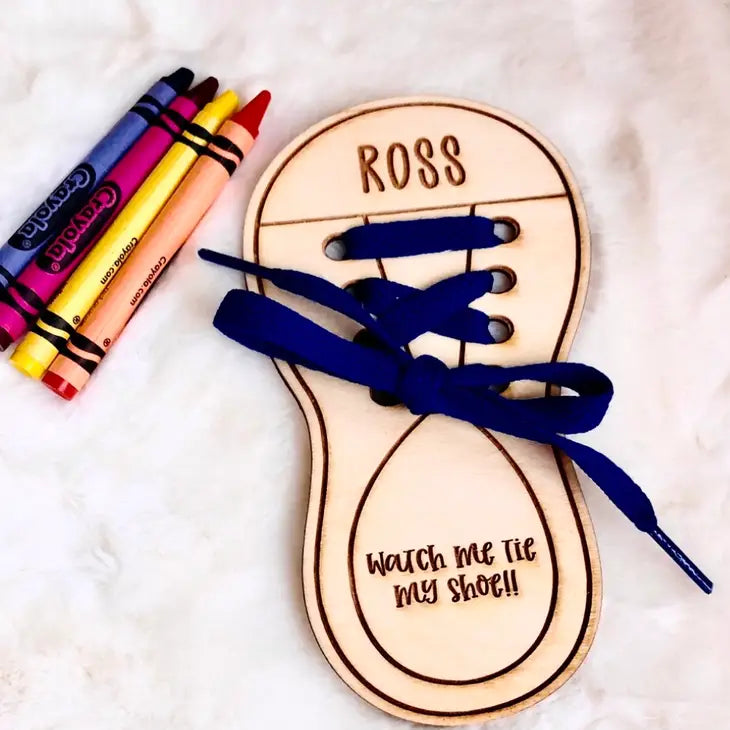 WATCH ME TIE MY SHOE