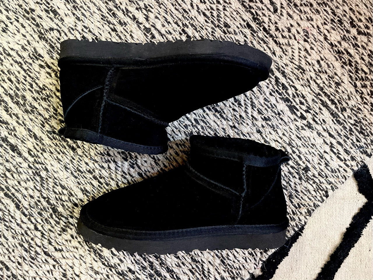 BLACK ULTRA MINI BOOTS