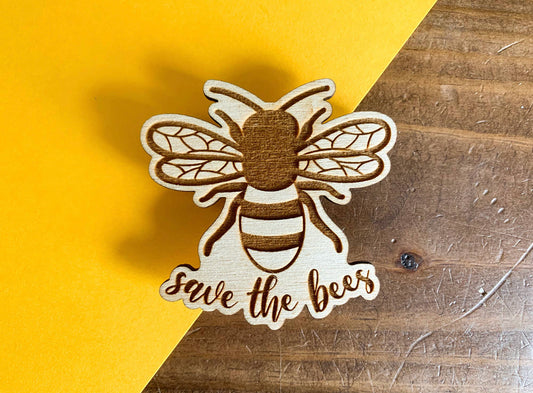 SAVE THE BEES MAGNET