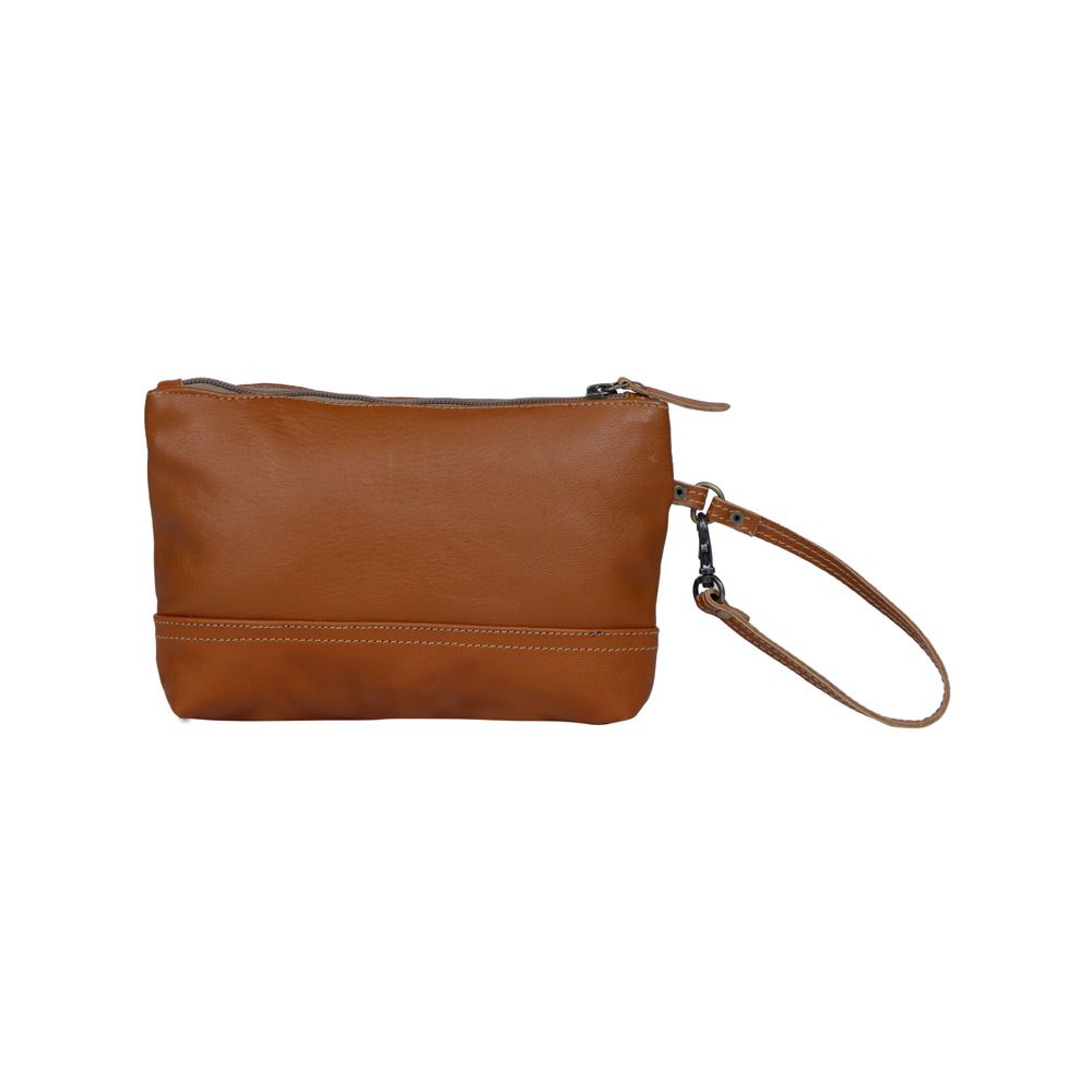 TOOLED COWHIDE BAG