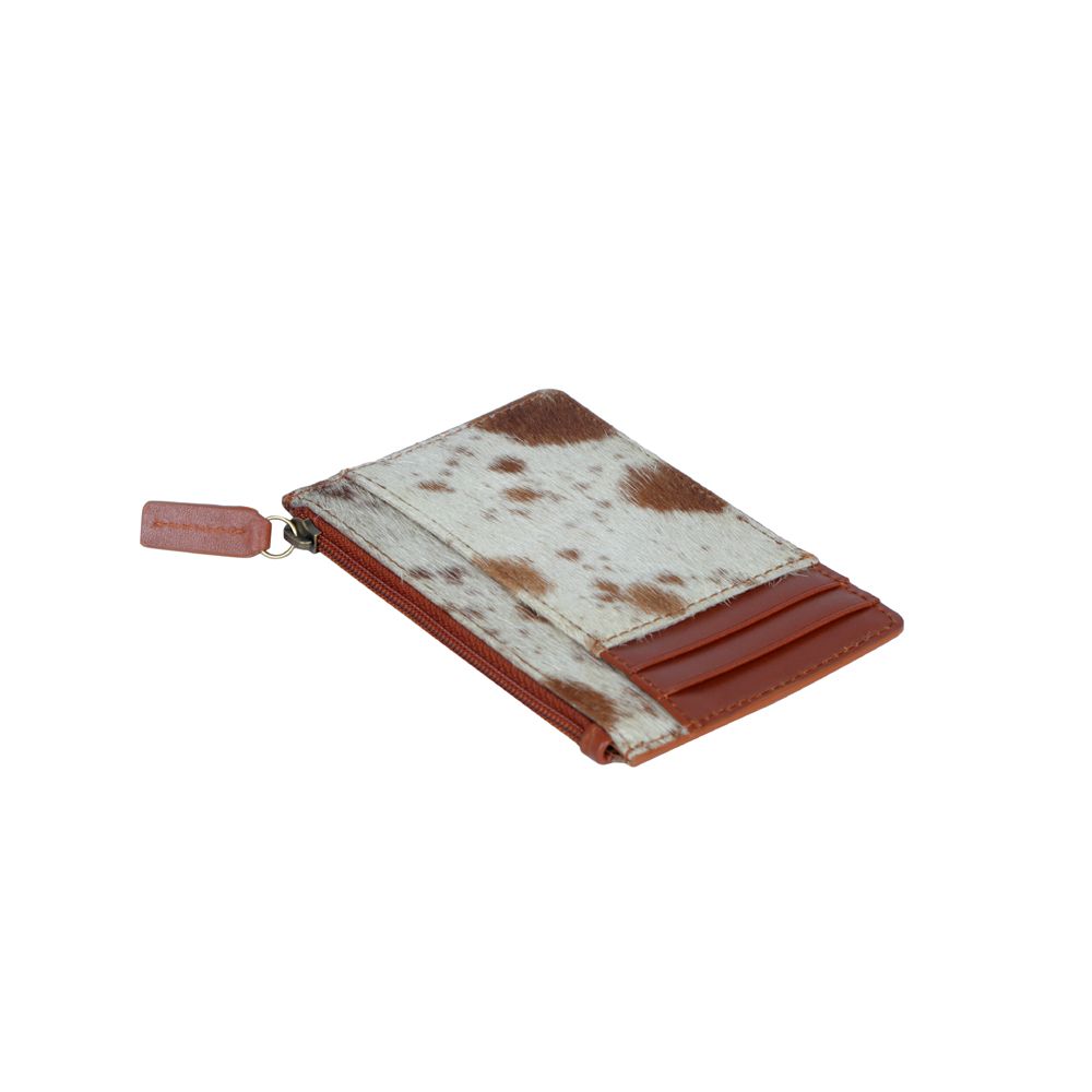 COWHIDE CARDHOLDER W/ COIN POUCH