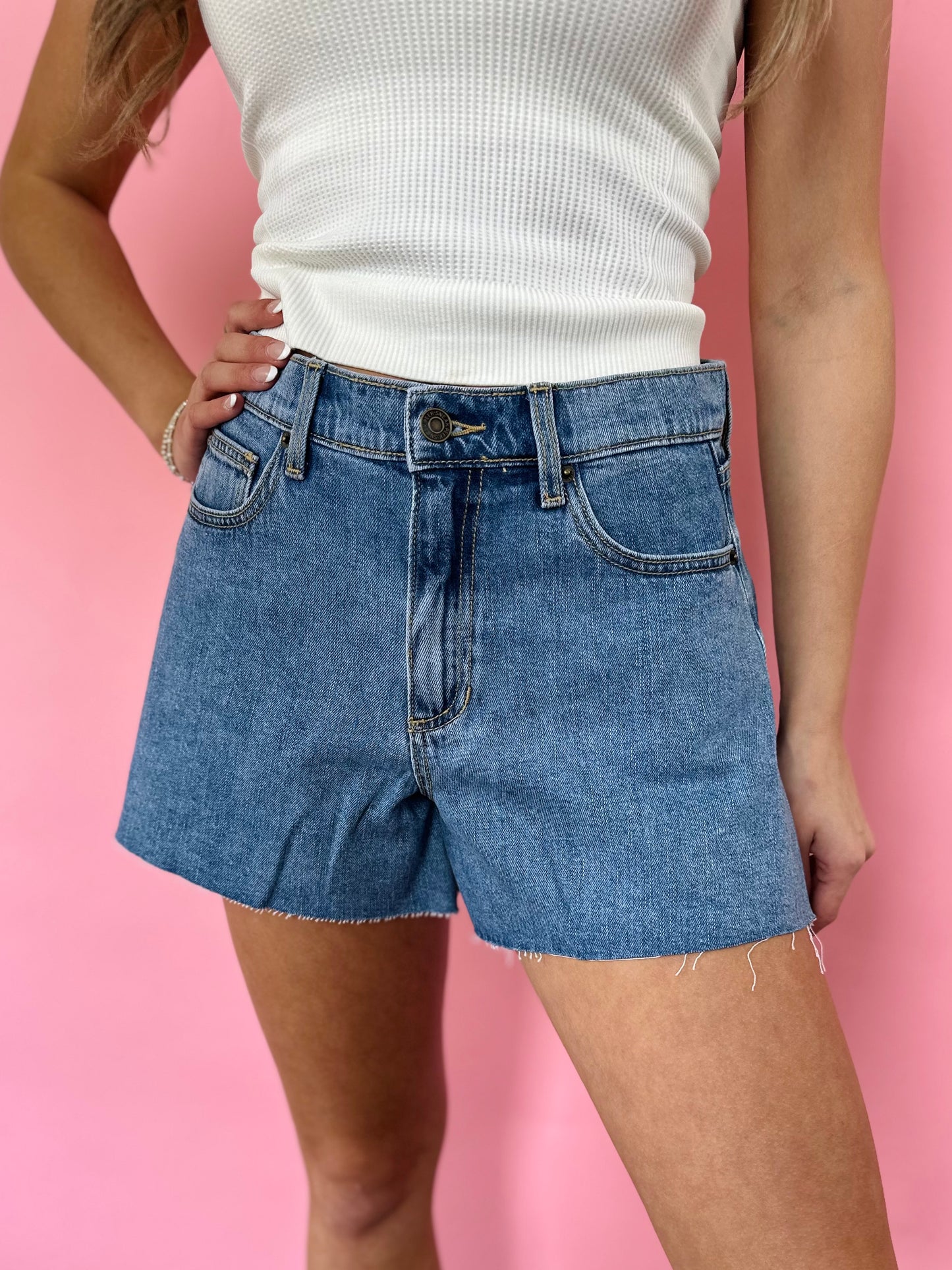 SP FLARE BELL JEAN SHORTS