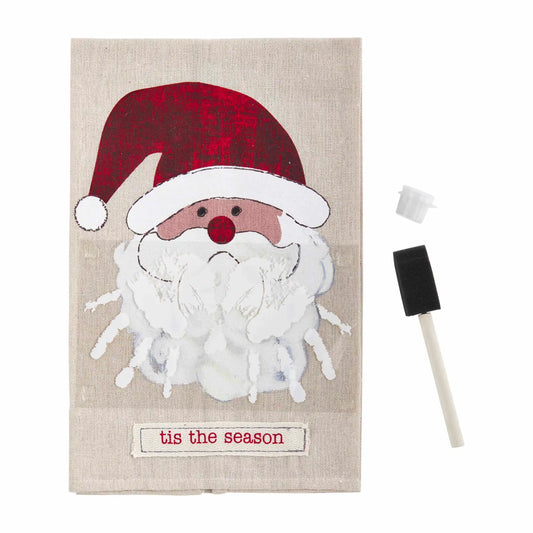 SANTA HAND PRINT TOWEL