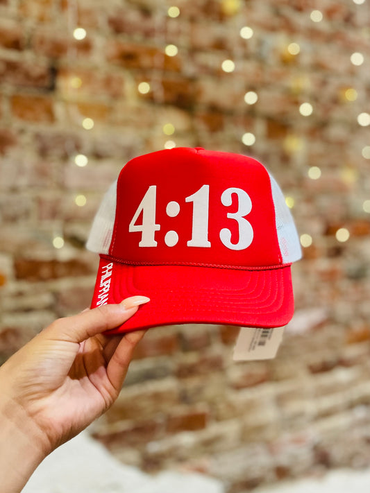 PHILIPPIANS 4:13 TRUCKER HAT