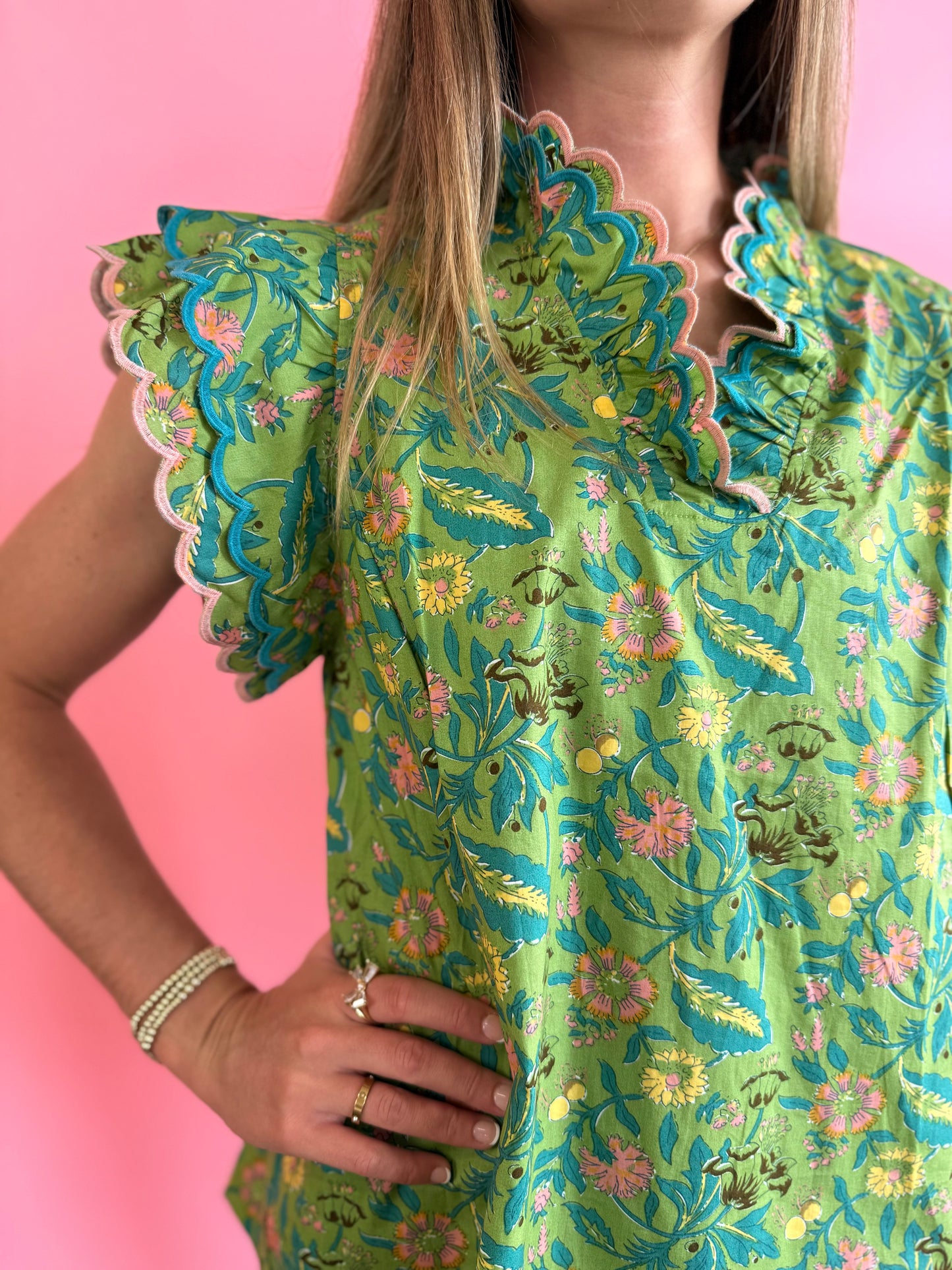SAGE MIX SCALLOP TOP