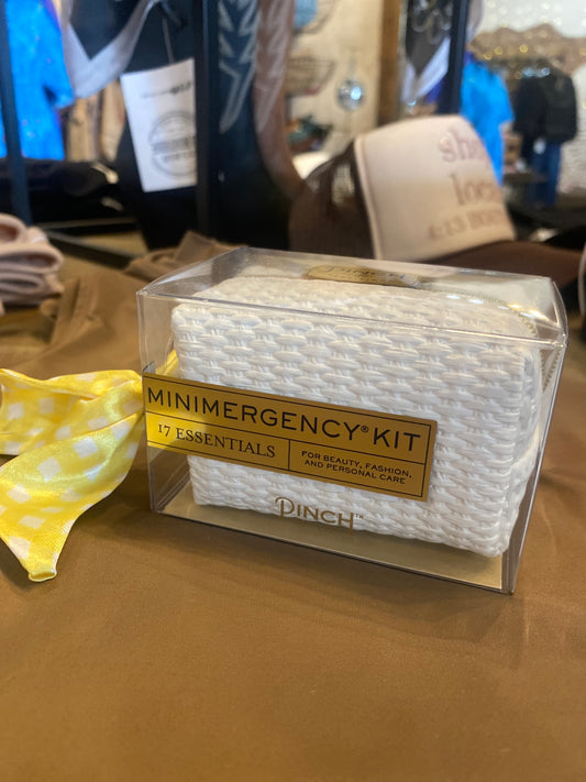 GINGHAM YELLOW Minimergency Kit
