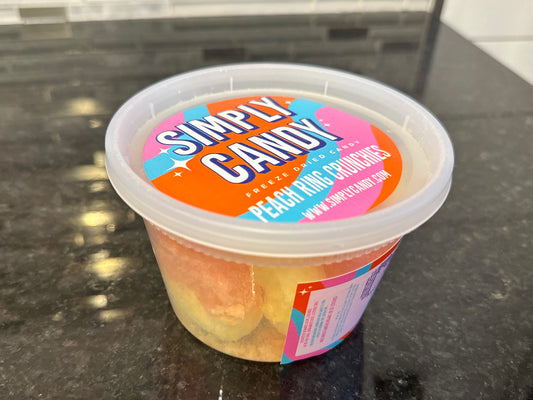 FREEZE DRIED PEACH RING CANDY