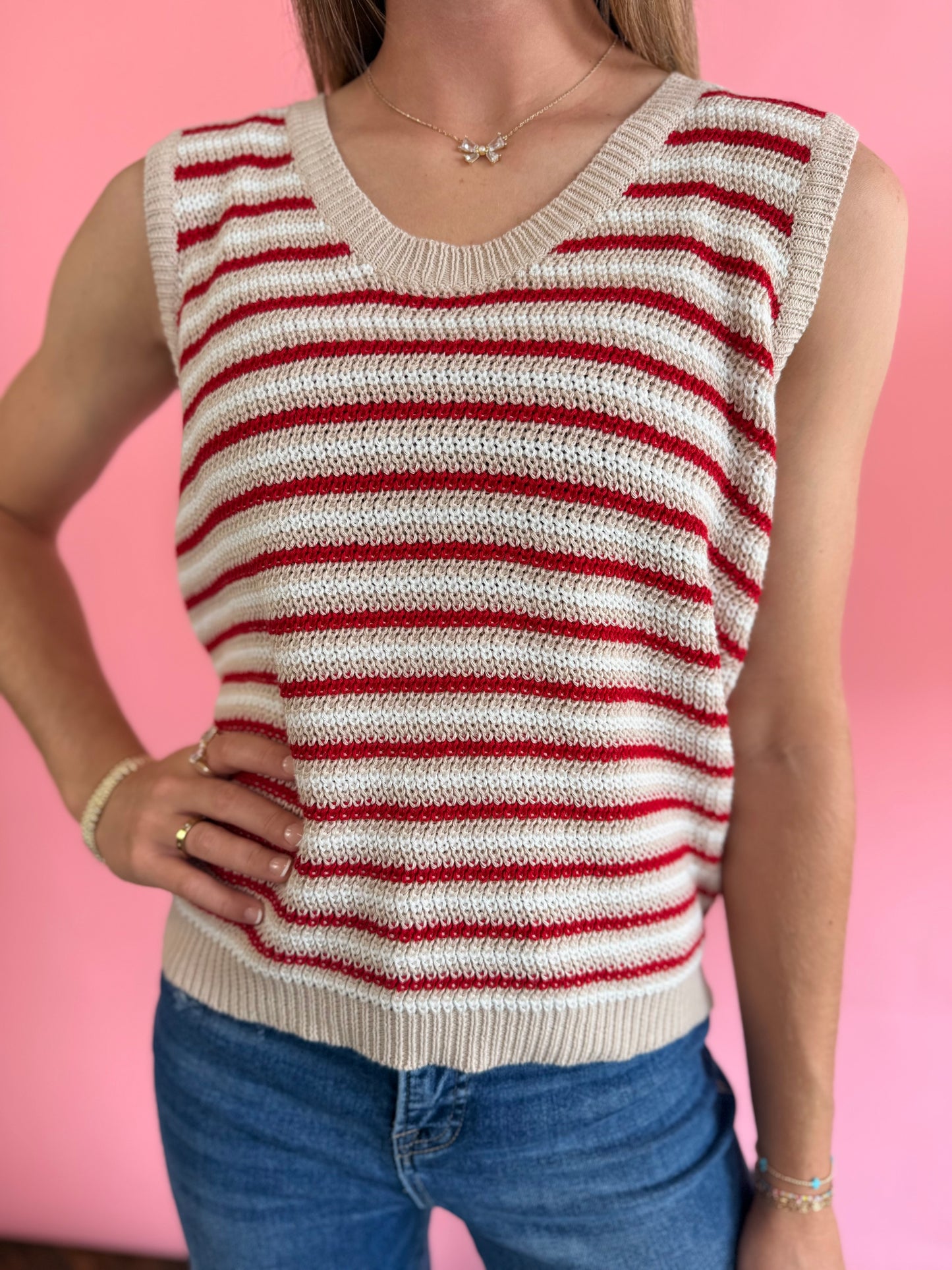 CHUNKY STRIPED TANK