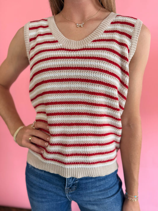 CHUNKY STRIPED TANK
